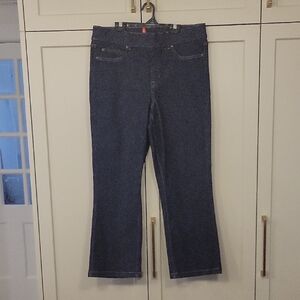 SPANX Dark Blue Straight Leg Jeans Size XL